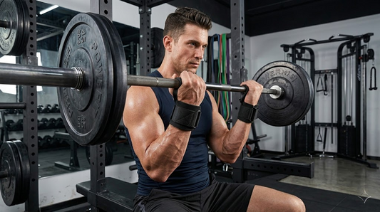 Weight Lifting Hook Grips with Wrist Wraps – Heavy Duty Gym Straps for Better Strength & Grip Support